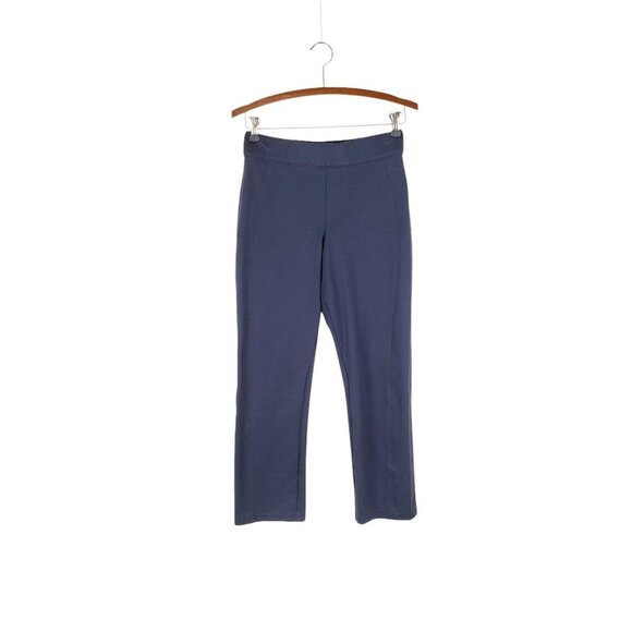 Spanx The Perfect Pant Slim Straight Petite Navy Blue Ponte 20254Q Size Small SP - Picture 1 of 10